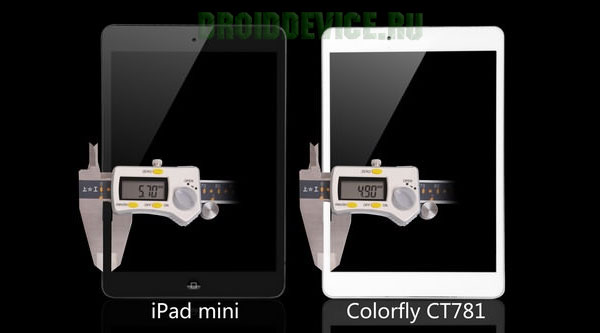 Colorfly&iPad 2